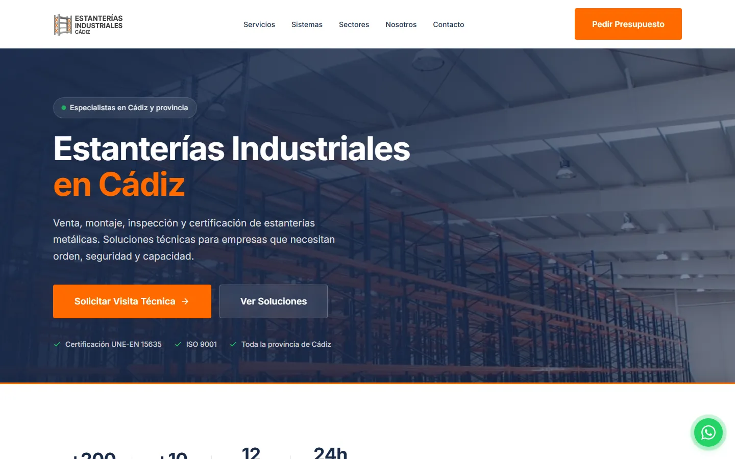 Web de Estanterías Industriales